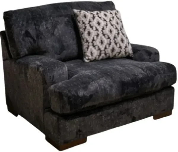 Benchcraft® Whitmore Manor Black Pearl Chair and a Half