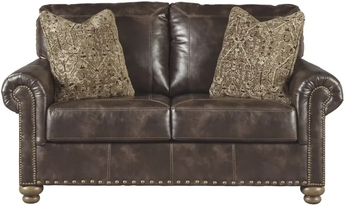 Signature Design by Ashley® Nicorvo Coffee Loveseat