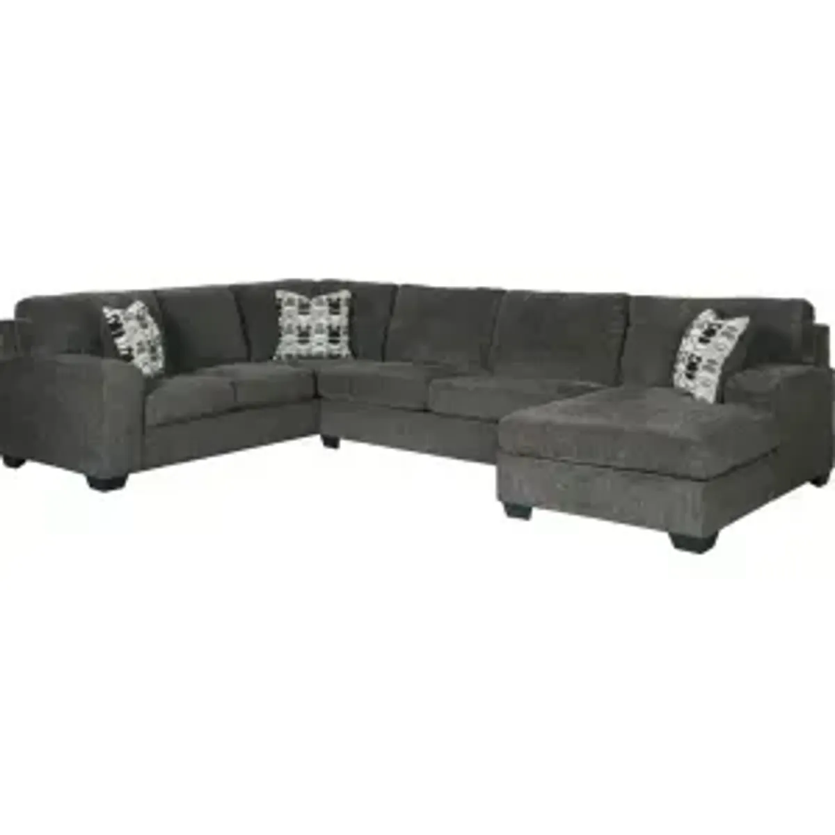 Signature Design by Ashley® Ballinasloe 3-Piece Smoke Sectional