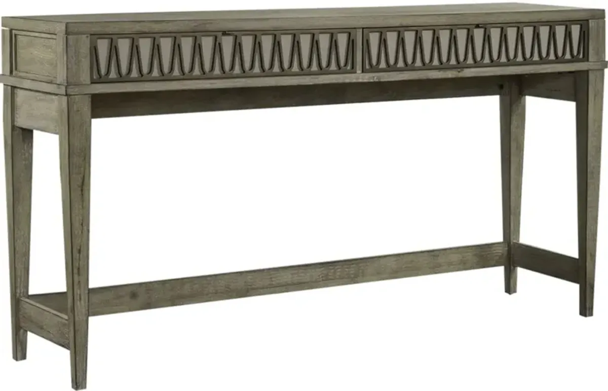 Liberty Furniture Devonshire Weathered Sandstone Console Table