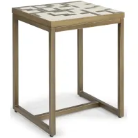 homestyles® Geometric II Other Brass End Table