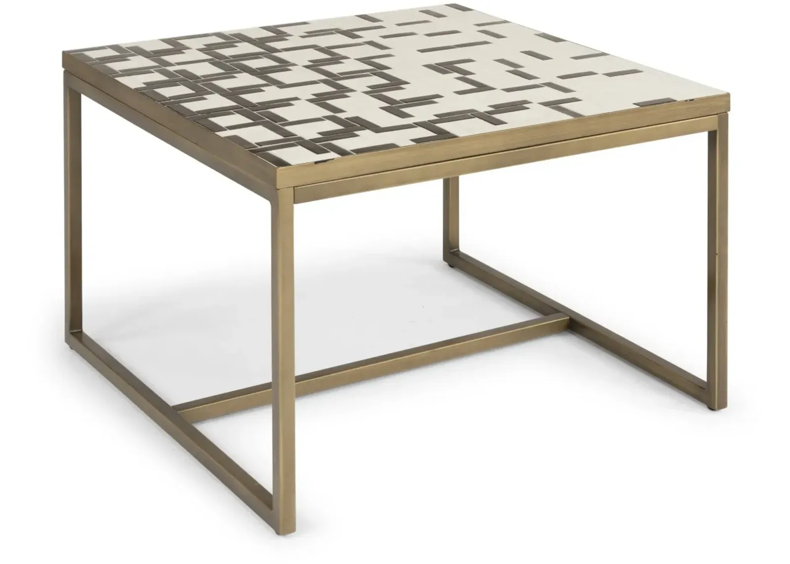 homestyles® Geometric II Other Brass Coffee Table