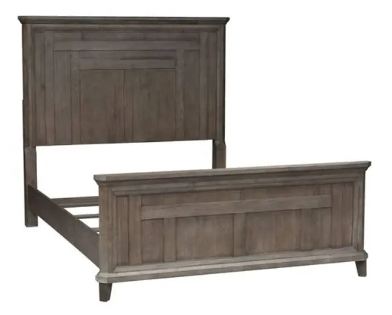 Liberty Artisan Prairie Gray Dusty Wax Queen Panel Bed