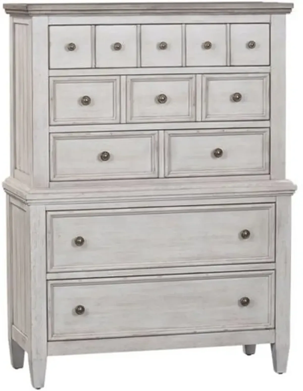 Liberty Furniture Heartland Two-Tone Antique White/Tobacco Chest