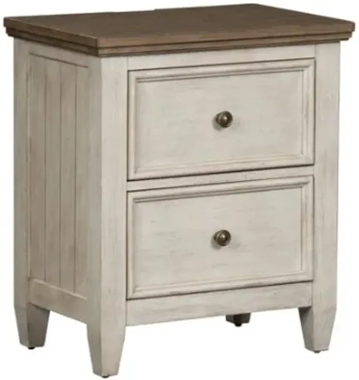 Liberty Furniture Heartland Antique White Nightstand