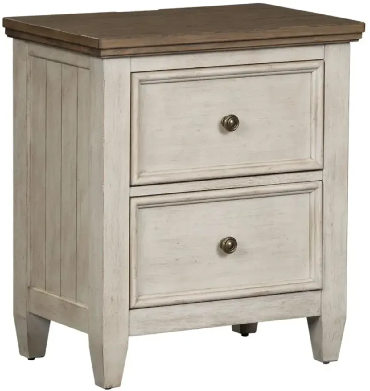 Liberty Furniture Heartland Antique White Nightstand