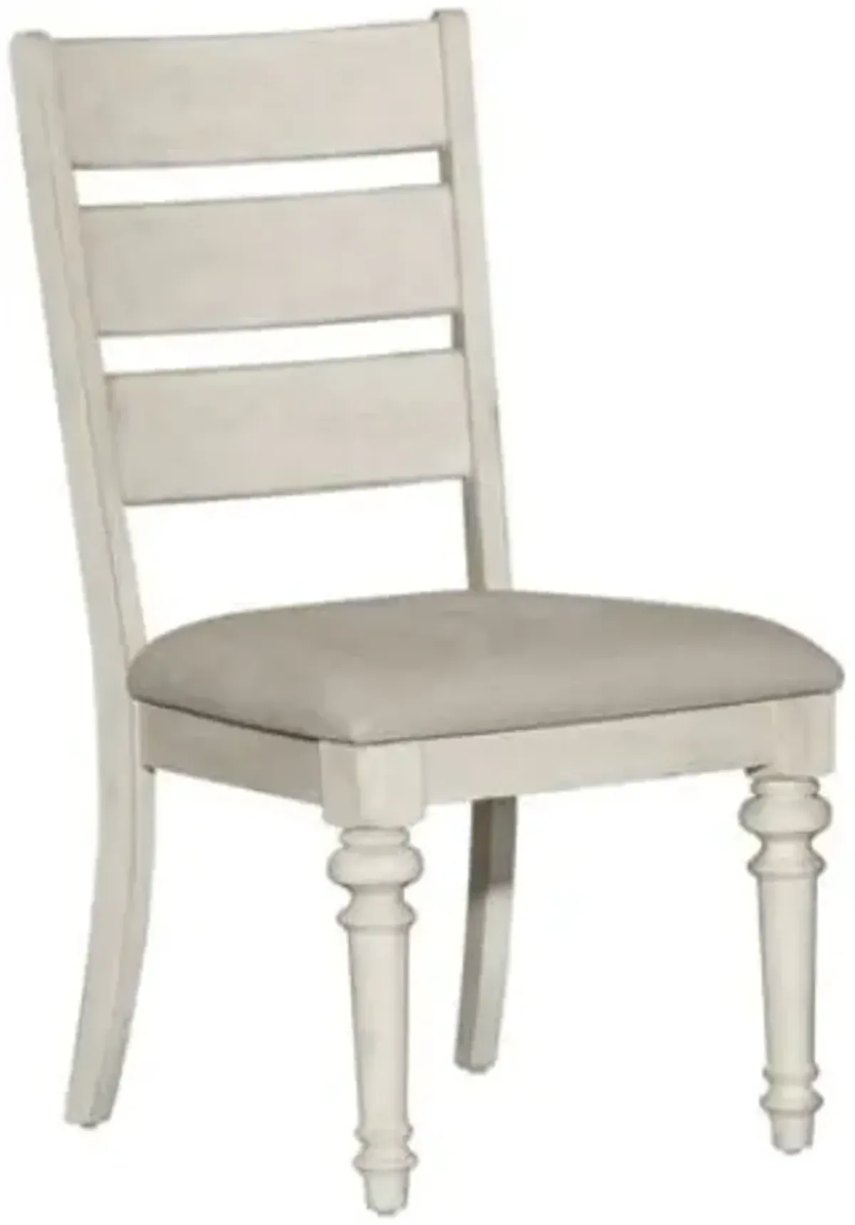 Liberty Furniture Heartland Antique White Ladder Back Side Chair - Set of 2
