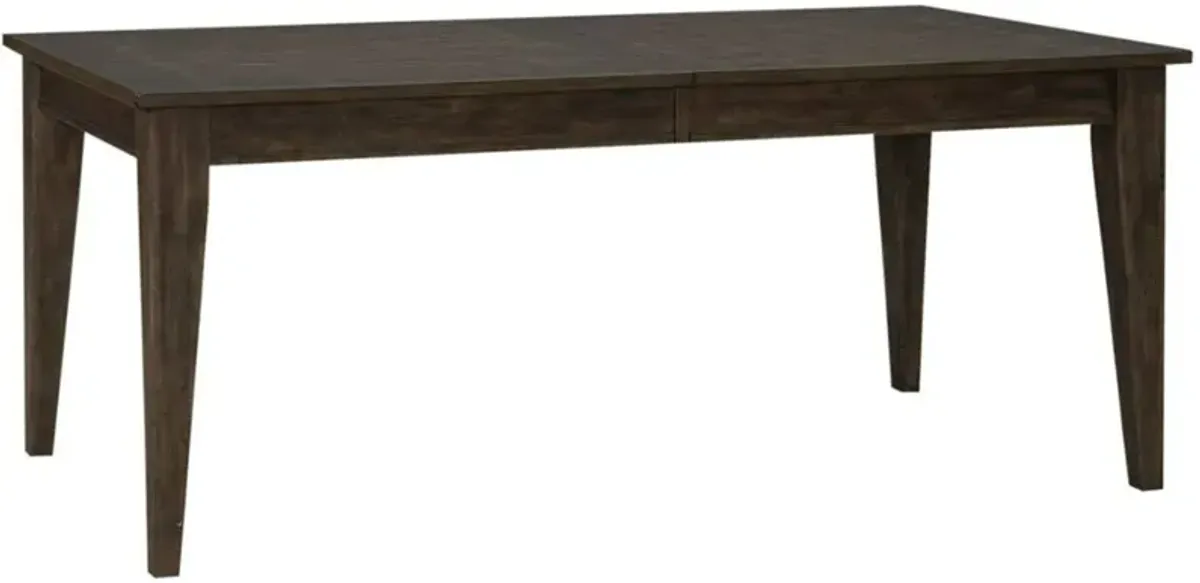 Liberty Furniture Midland Falls 6-Piece Rustic Brown Dining Table Set