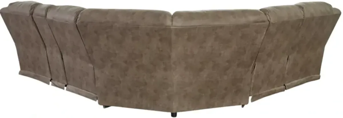 Signature Design by Ashley® Ravenel 3-Piece Fossil Power Reclining Sectional