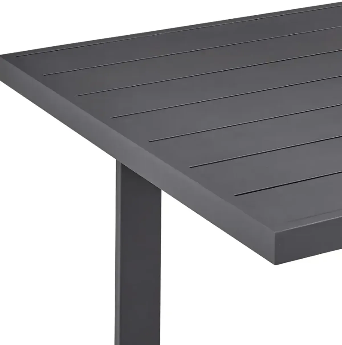 Armen Living Argiope Aluminum Outdoor Patio Dining Table