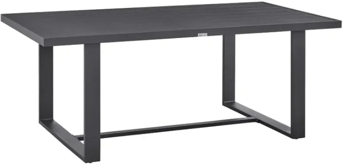 Armen Living Argiope Aluminum Outdoor Patio Dining Table