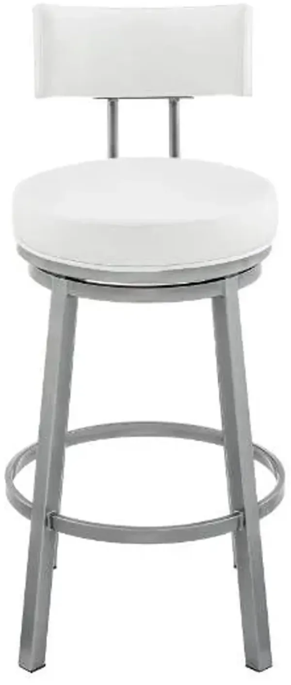 Armen Living Dalza Cloud/White Barstool