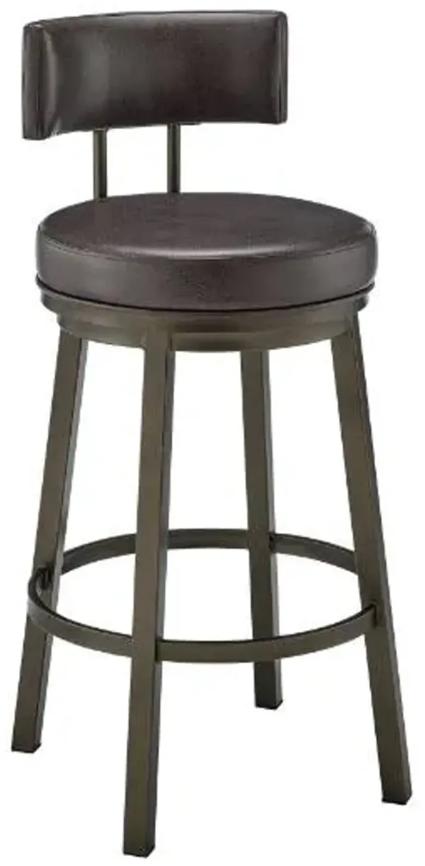 Armen Living Dalza Brown/Mocha Barstool