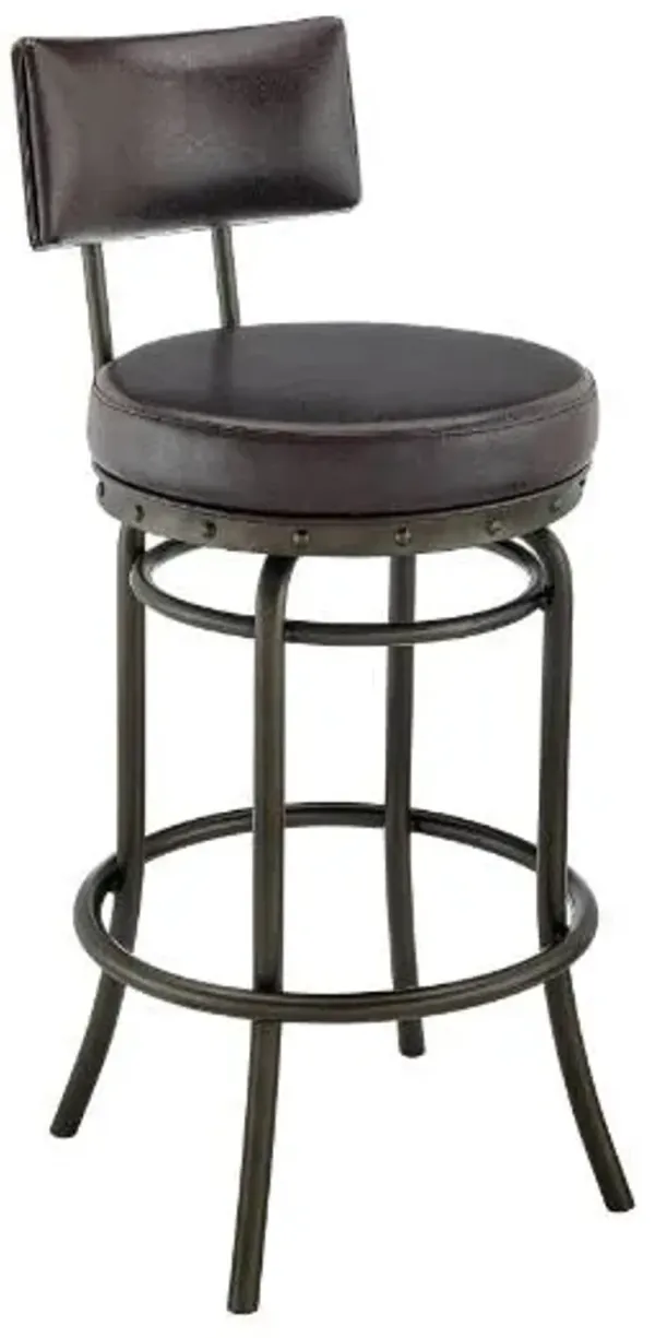 Armen Living Rees Brown/Mocha Barstool