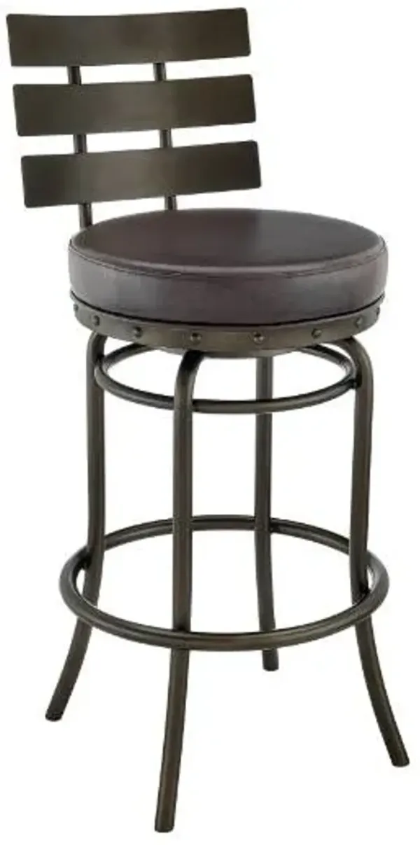 Armen Living Natya Brown/Mocha Barstool