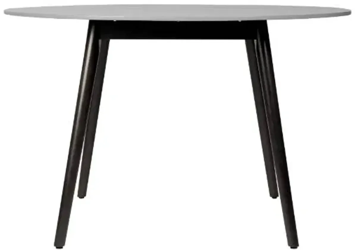 Armen Living Sydney Dark Eucalyptus/Grey Patio Outdoor Dining Table