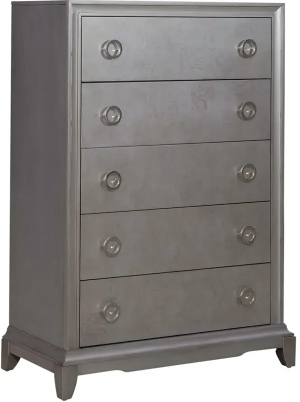 Liberty Furniture Luxe Living Light Gray Chest