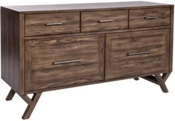 Liberty Furniture Lennox Weathered Chestnut Credenza
