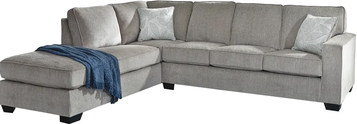 Signature Design by Ashley Altari 2-Piece Alloy Sectional with Chaise