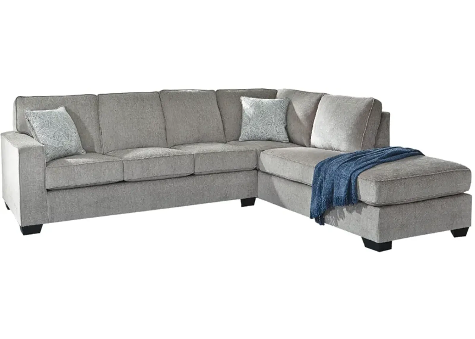 Signature Design by Ashley® Altari 2-Piece Alloy Right-Arm Facing Chaise Sectional 