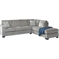 Signature Design by Ashley® Altari 2-Piece Alloy Sectional with Chaise