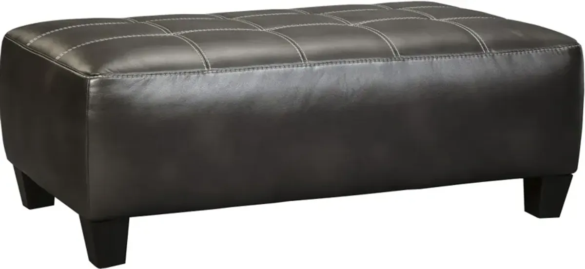 Signature Design by Ashley® Nokomis Charcoal Oversized Accent Ottoman