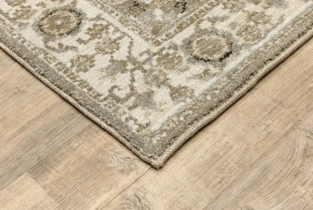 Oriental Weavers Andorra Gray 2'x3' Throw Rug