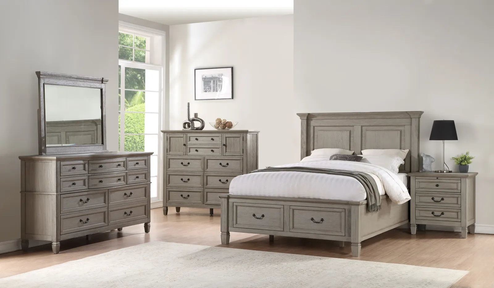 Lake Shore Cottage Grey Dresser