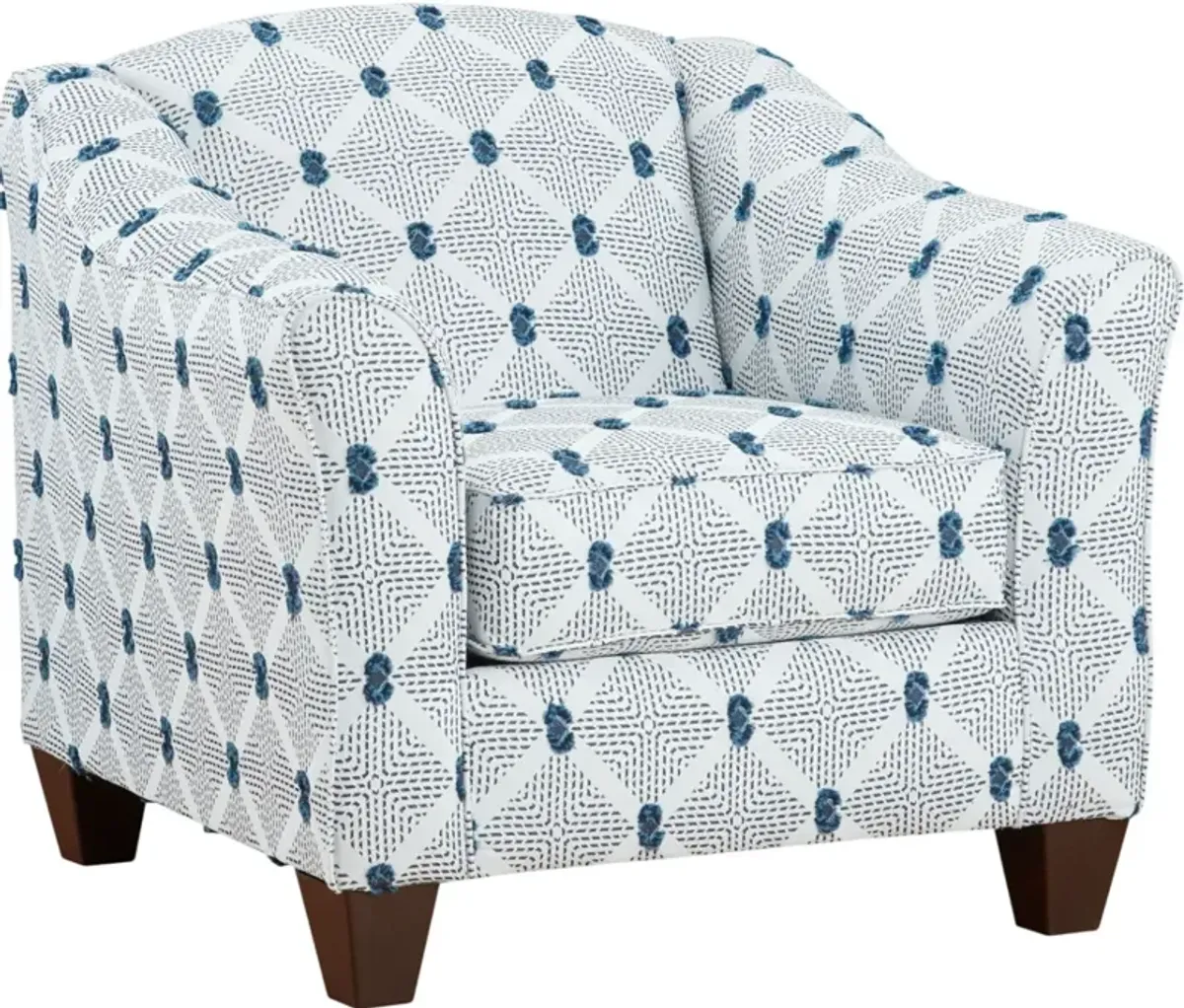 Affordable Furniture Kelly Indigo Chair