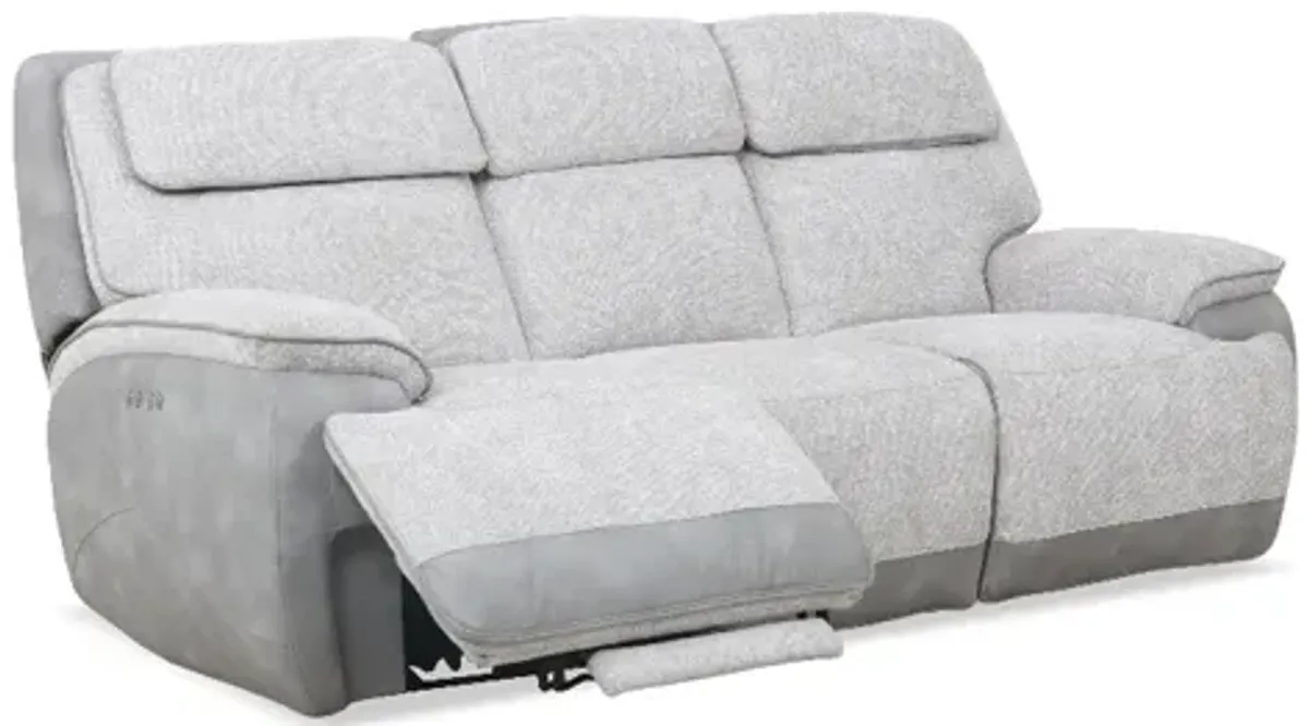 Drew & Jonathan Home Belvedere Grey Power Reclining Sofa