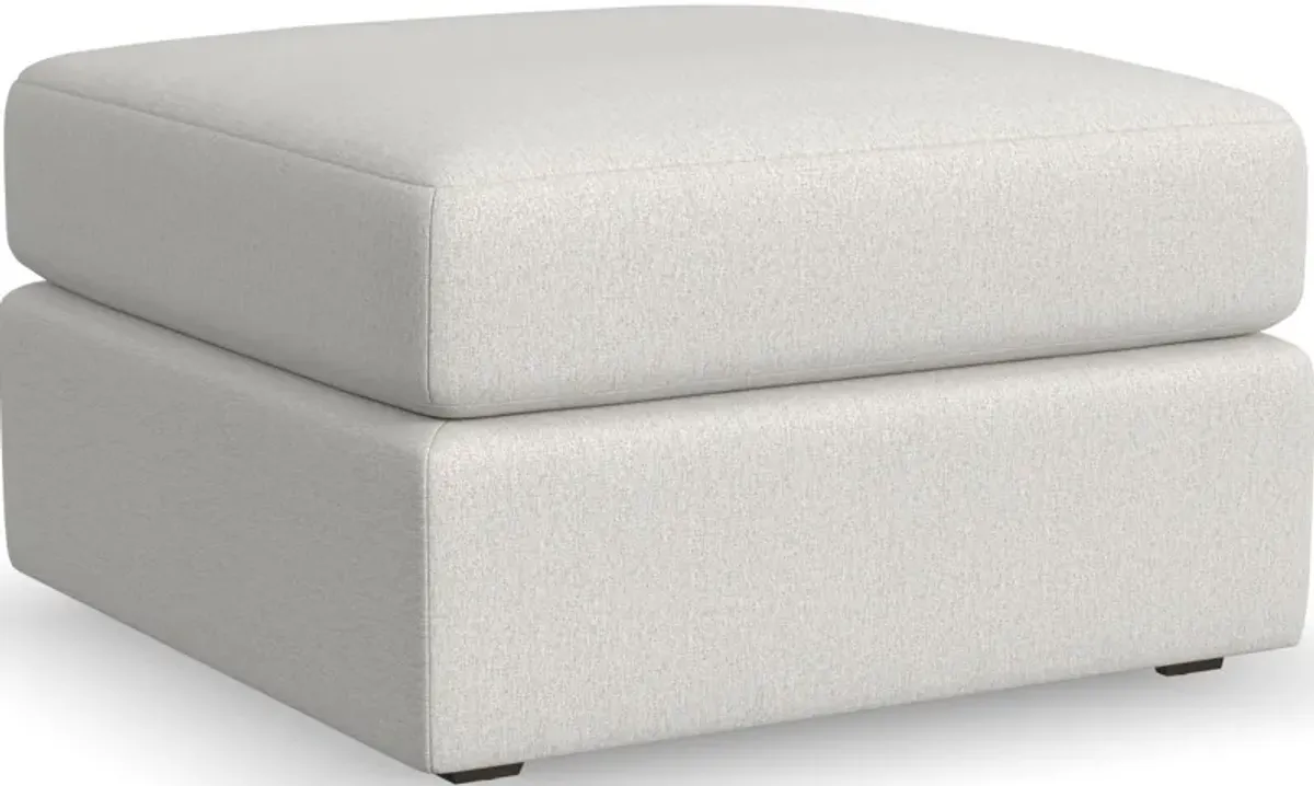 Flex by Flexsteel® Taupe Square Bumper Ottoman