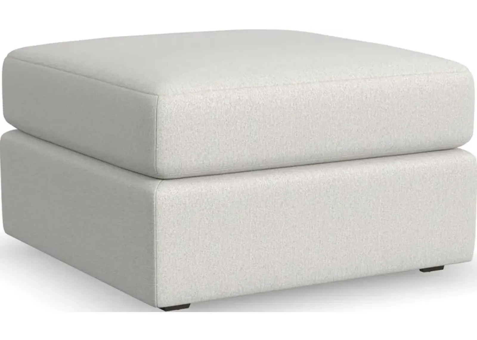 Flex by Flexsteel® Taupe Square Bumper Ottoman