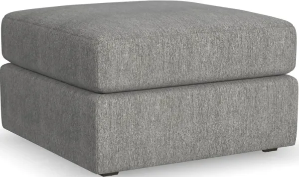 Flex by Flexsteel® Pebble Square Bumper Ottoman