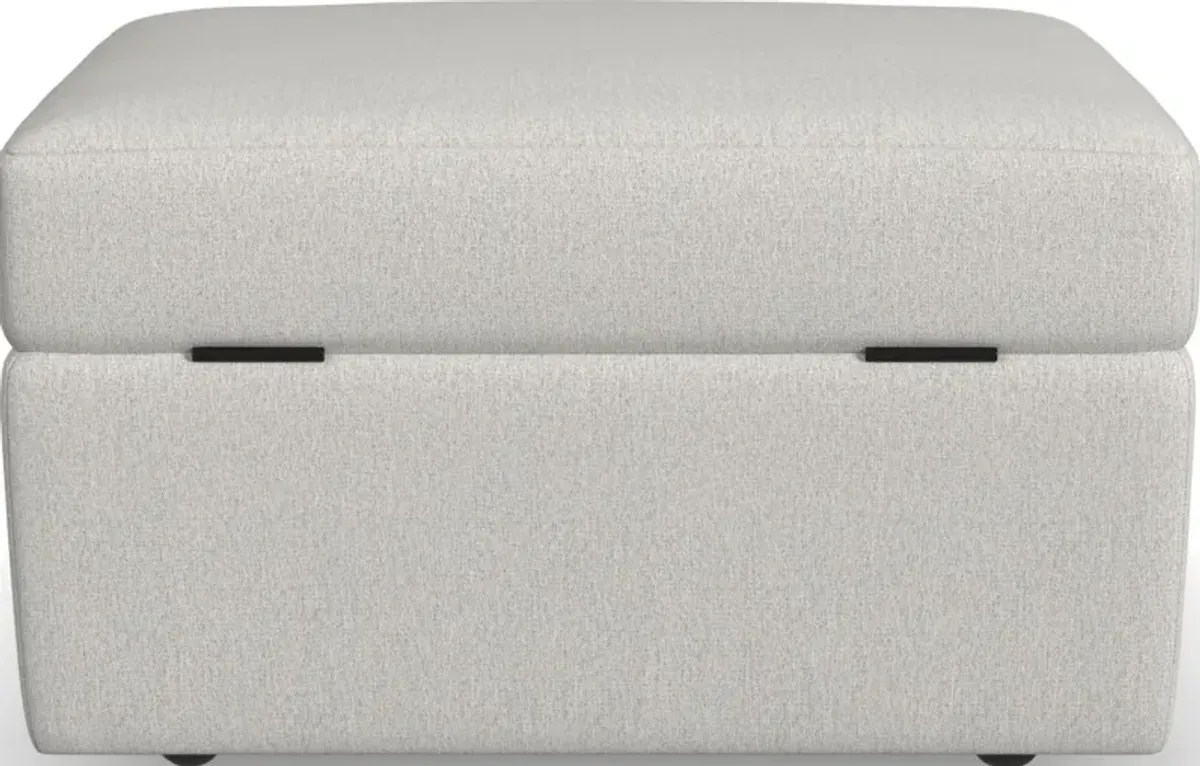 Flex by Flexsteel® Frost Storage Square Storage Ottoman