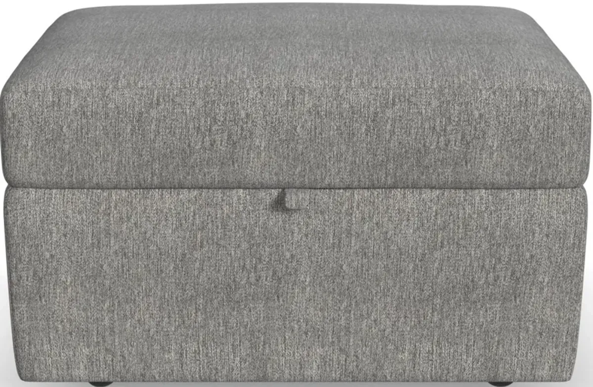 Flex by Flexsteel® Pebble Square Storage Ottoman