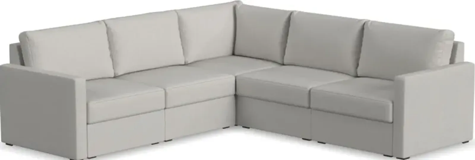 Flex by Flexsteel® 5-Piece Frost Sectional