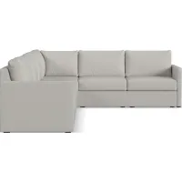 Flex by Flexsteel® 6-Piece Taupe 6-Seat Sectional