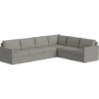 Flex by Flexsteel® 6-Piece Gray 6-Seat Sectional