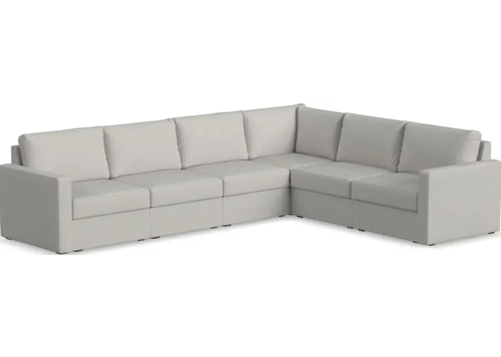 Flex by Flexsteel® 6-Piece Frost Sectional 