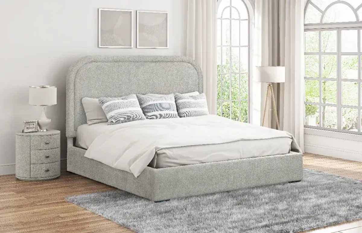 Standard Furniture Beckham Graphite Queen Upholstered Bed