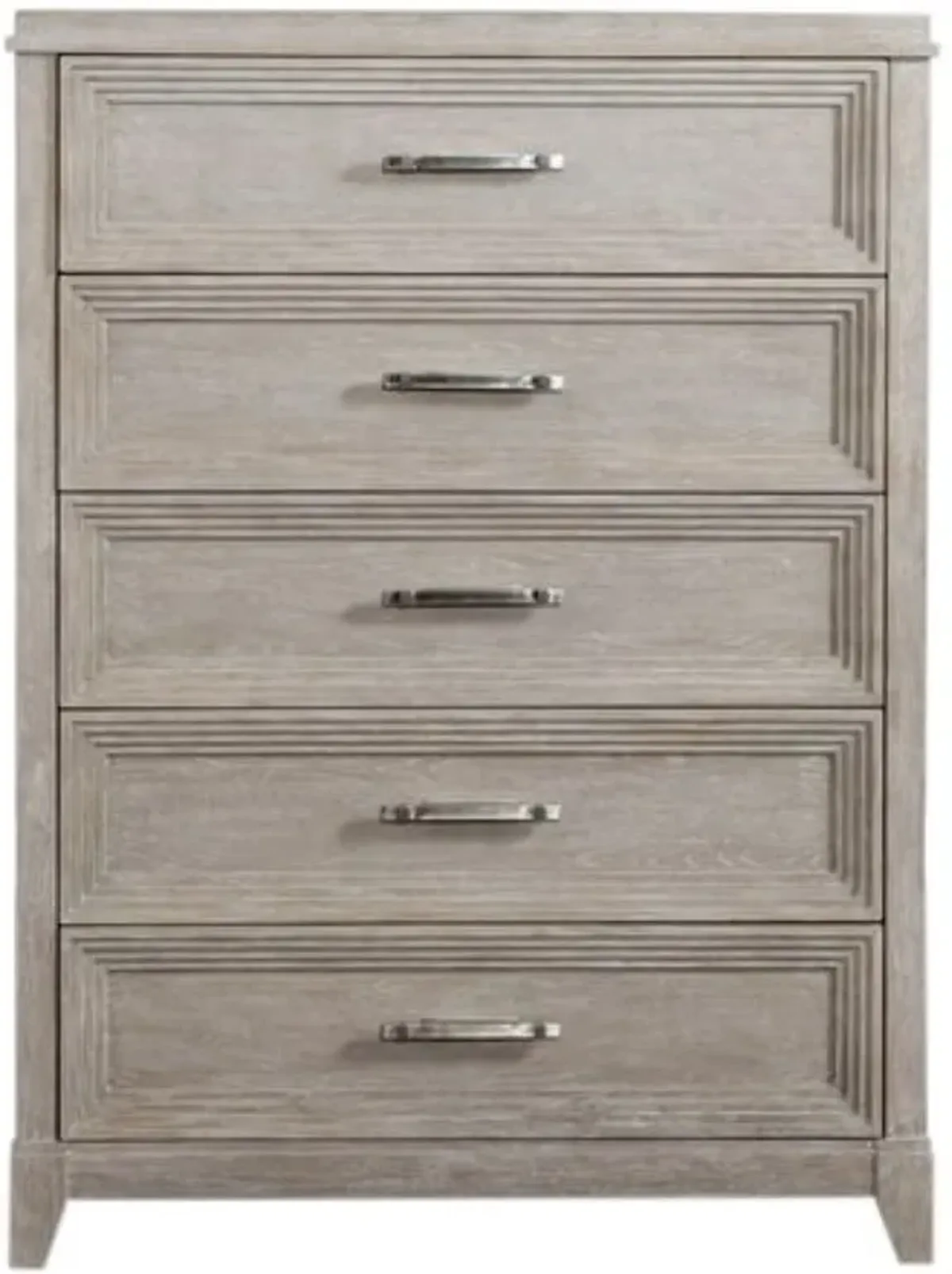 Liberty Furniture Belmar Washed Taupe/Silver Champagne Chest