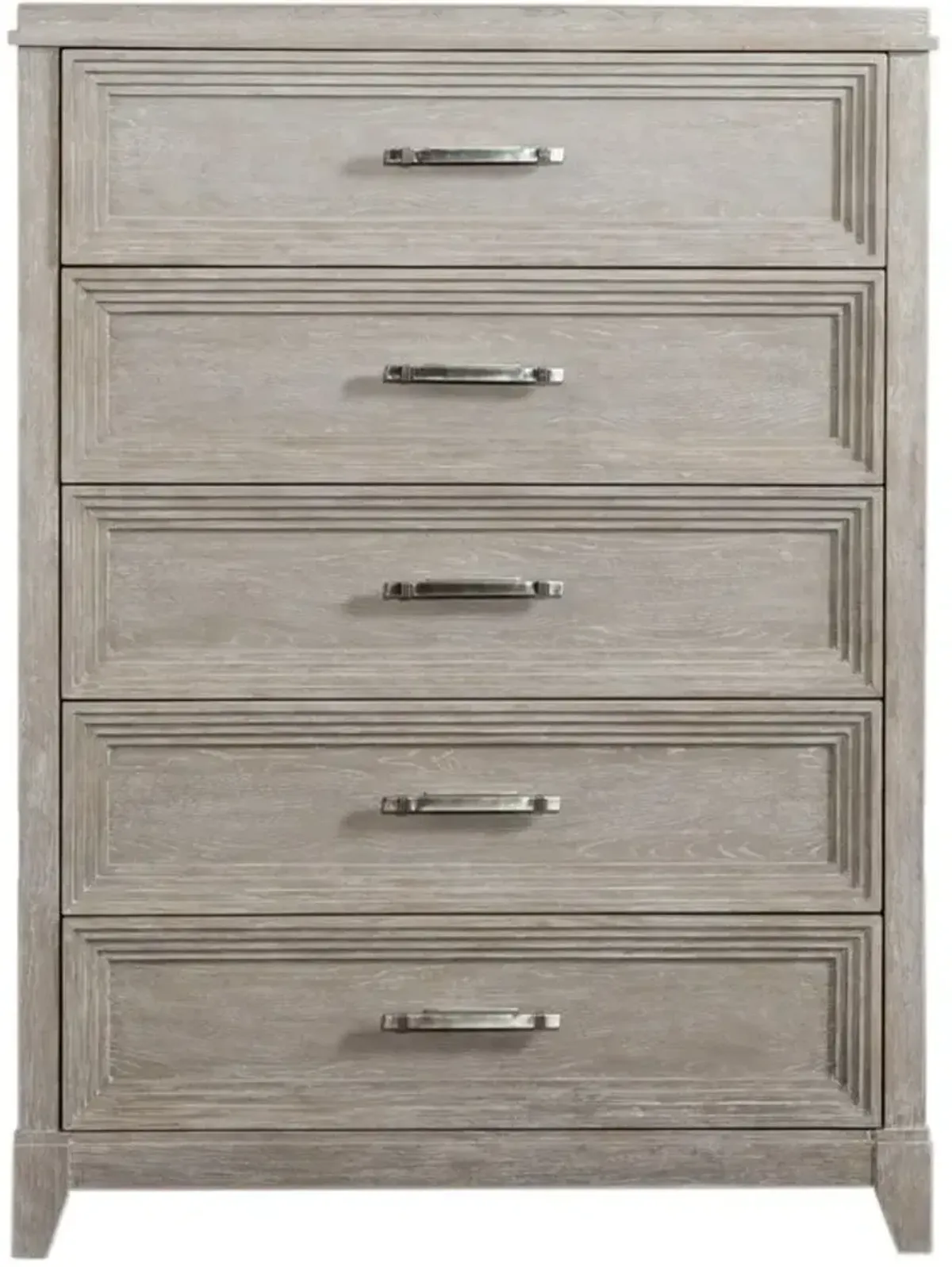 Liberty Furniture Belmar Silver Champagne/Washed Taupe Chest