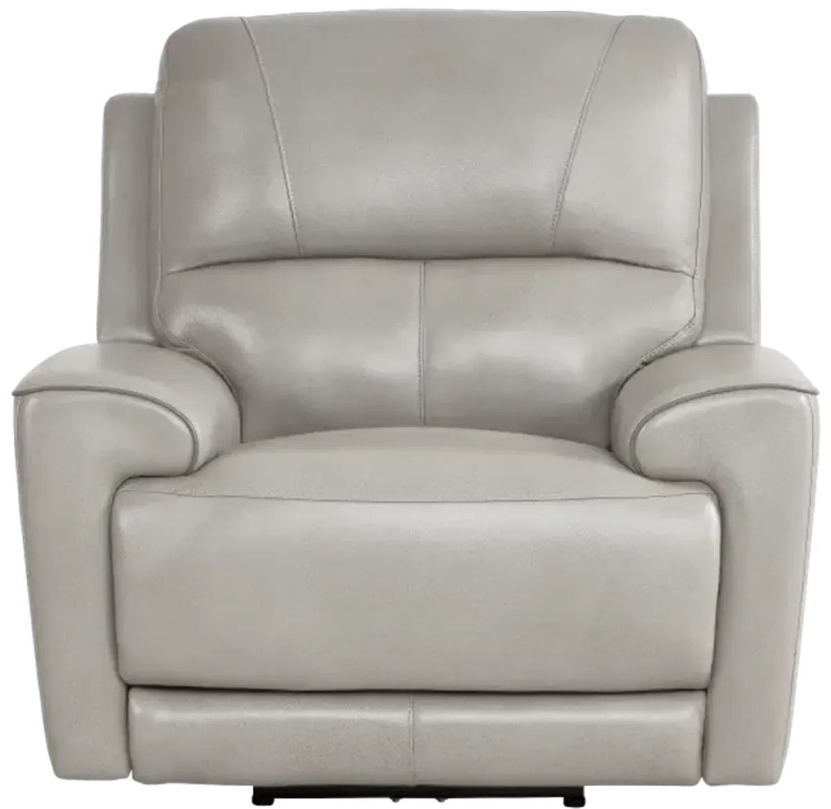 Drew & Jonathan Home Fremont Gray Power Recliner with Power Headrest