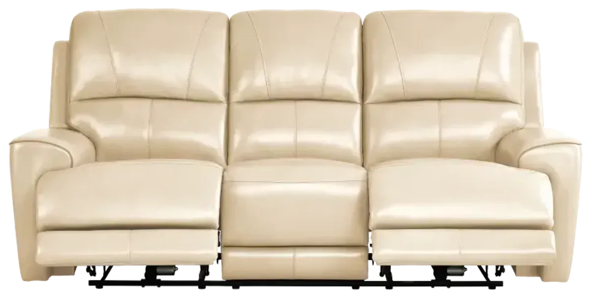 Drew & Jonathan Home Fremont Orion Almond Power Reclining Sofa with Power Headrest