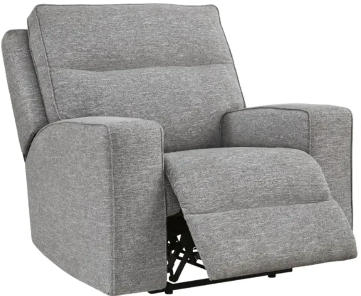 Signature Design by Ashley® Biscoe Pewter Power Recliner with Adjustable Headrest
