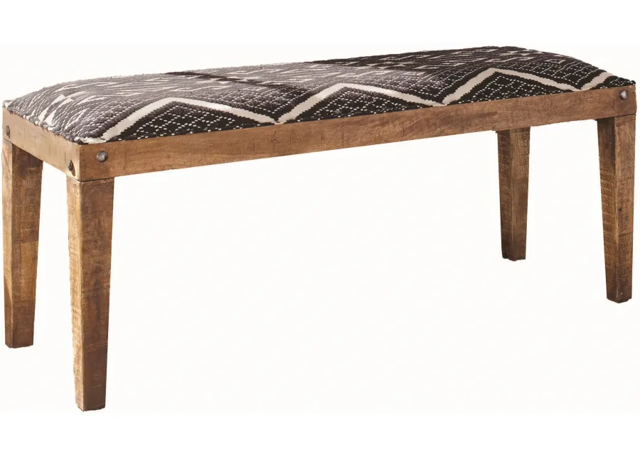 Coaster® Lamont Two Tone Upholstered Bench