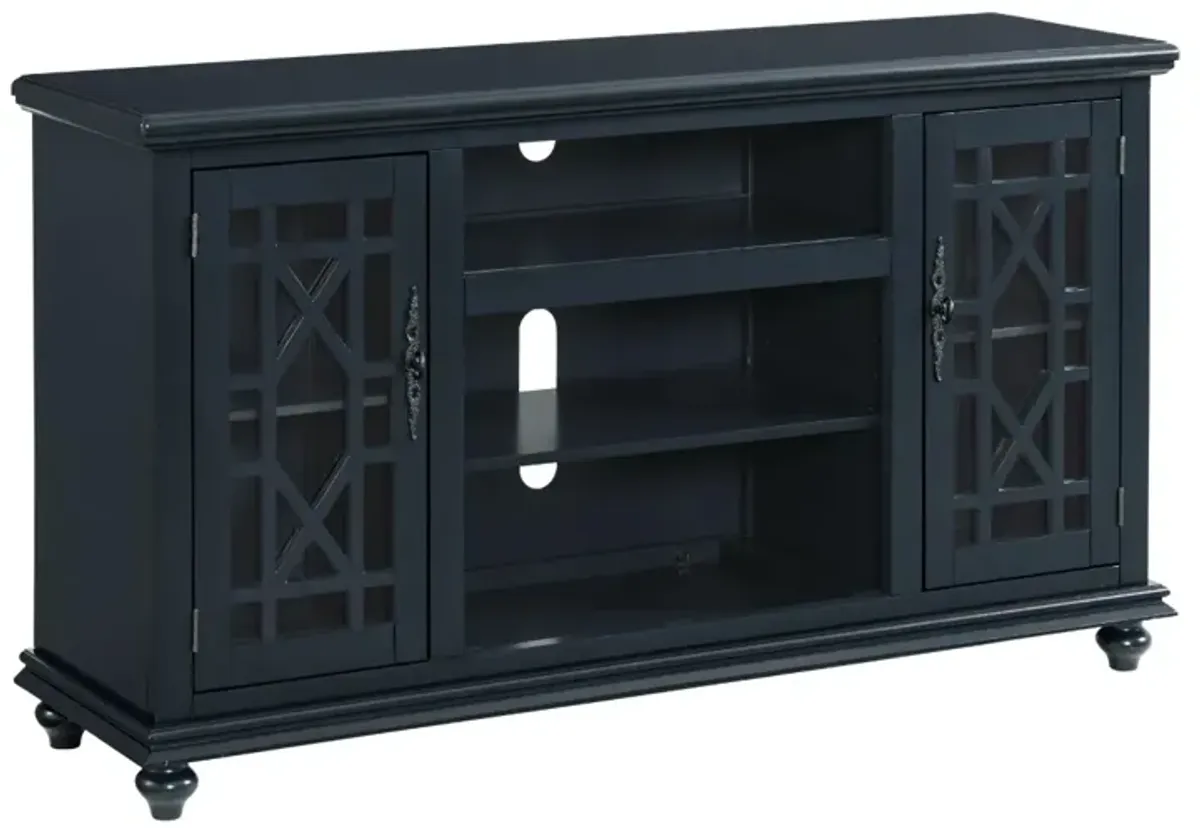 Martin Svennson Antique Catalina Blue Entertainment Stand