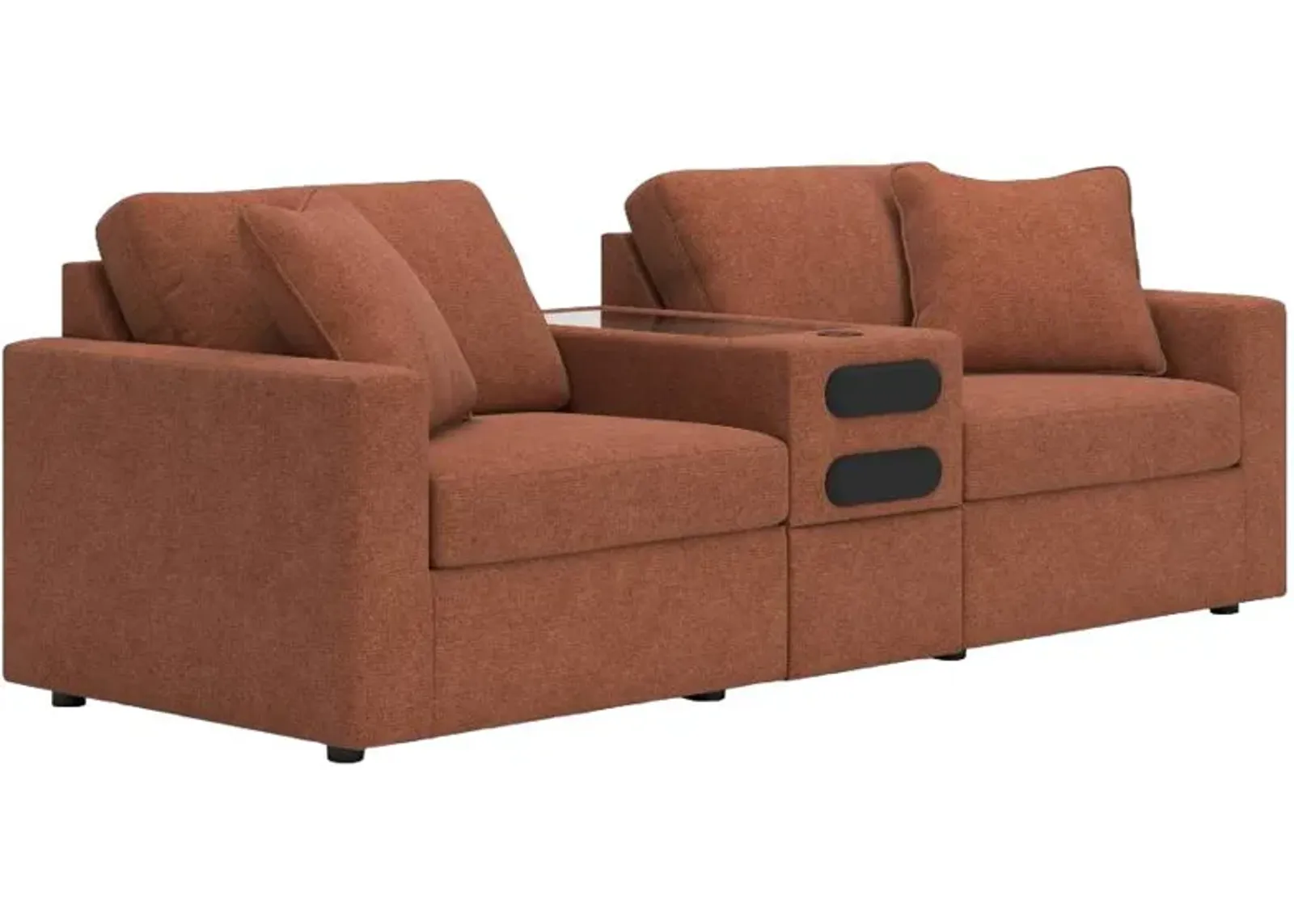 Signature Design by Ashley® Modmax 3-Piece Spice Sectional with Audio Console