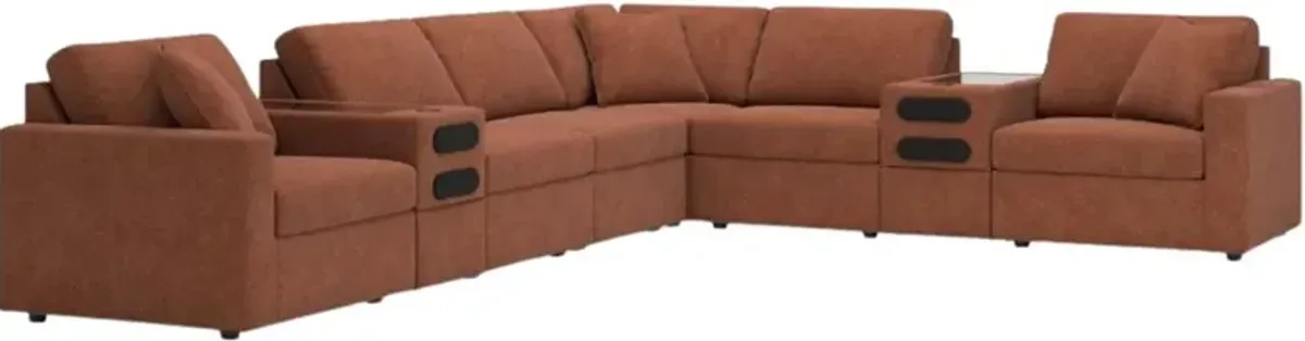 Signature Design by Ashley® Modmax 8-Piece Spice Modular Sectional with Audio Consoles