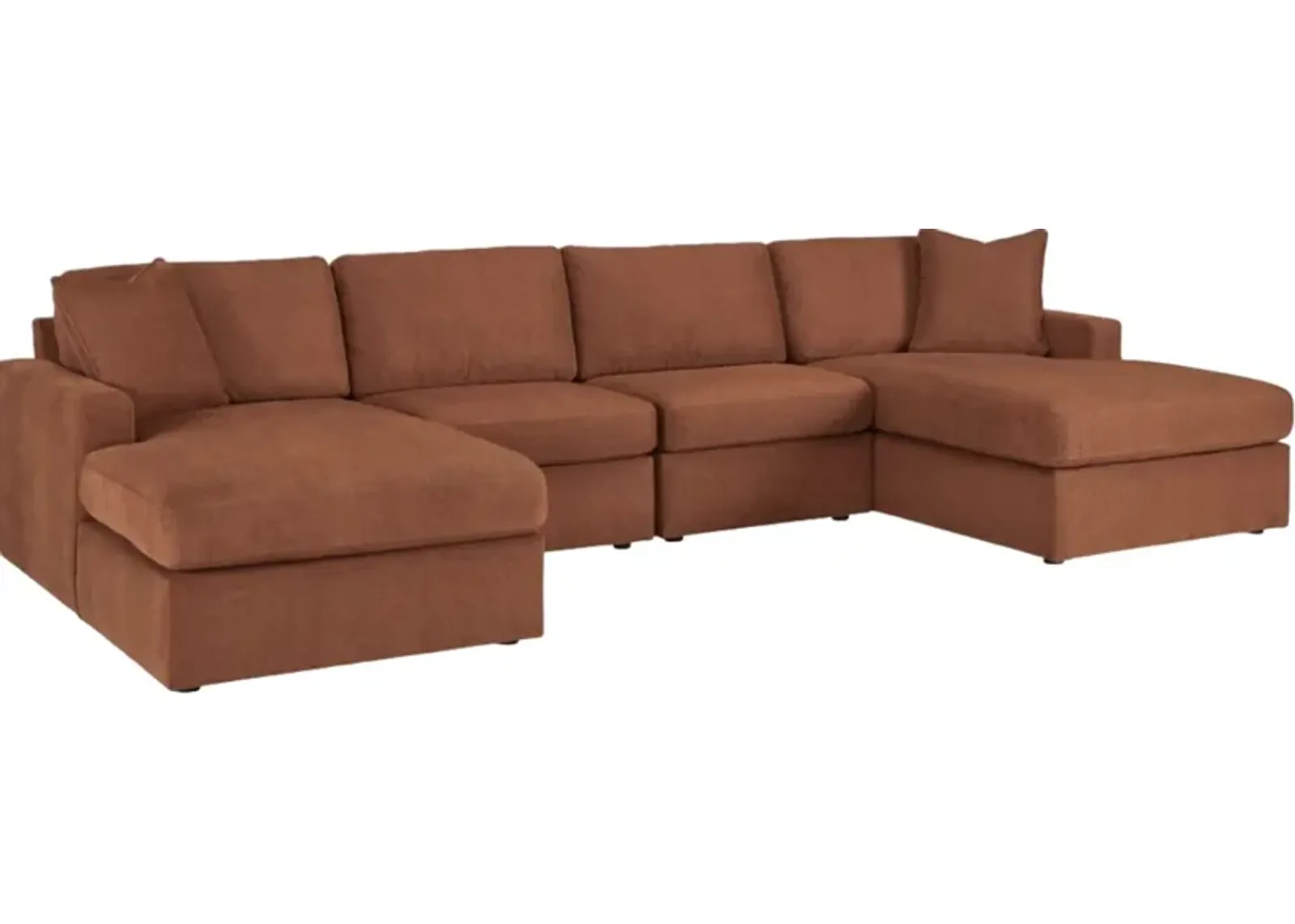 Signature Design by Ashley® Modmax 4-Piece Spice U-Shape Sectional and Chaise